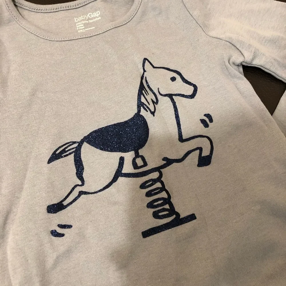 Gap horse long tee with leggings - Picture 3 of 4